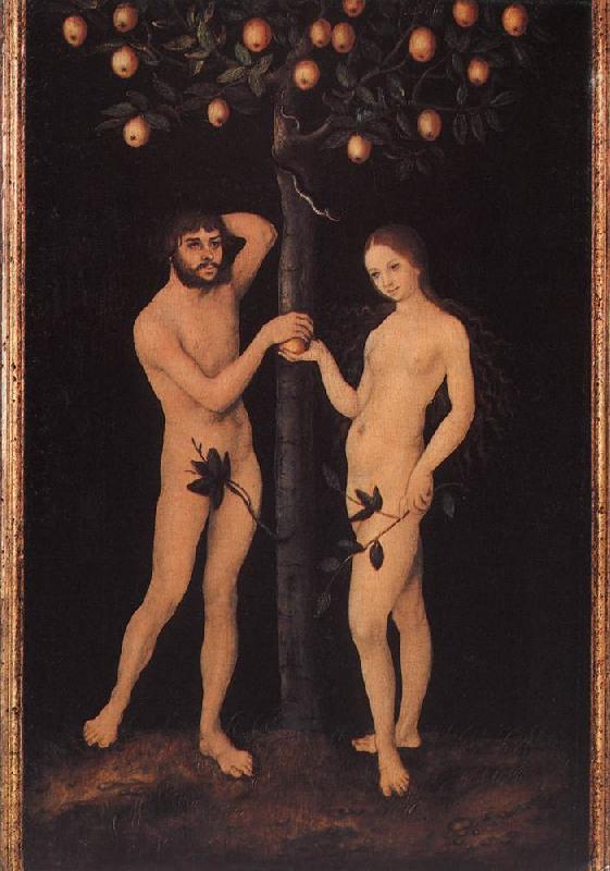 CRANACH, Lucas the Elder Adam and Eve 02 oil painting image
